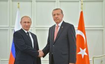 ロシアのプーチン大統領とトルコのエルドアン大統領
