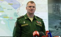 ロシア国防省公式報道官のイーゴリ・コナシェンコフ少将