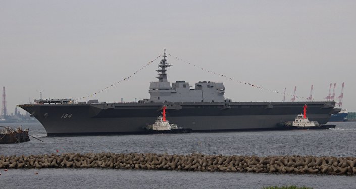 Японский флот получил второй вертолетоносец Kaga проекта 24DDH 